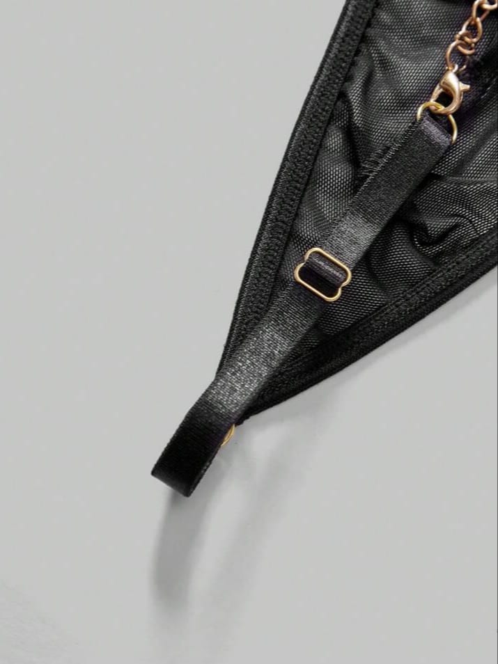 Men's Metal Chain Connected Sexy G-String Underwear